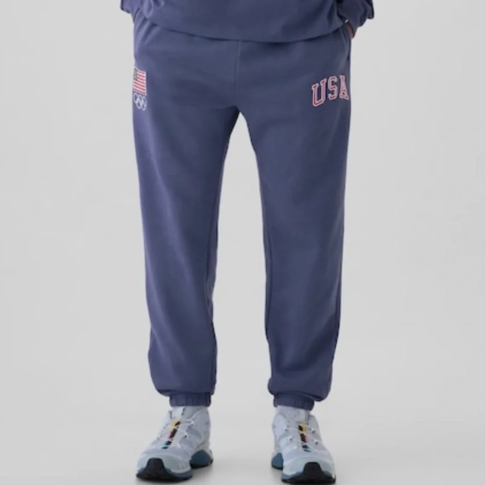 Gap Sweatsuit Team USA Olympics Hoodie Joggers Washed Navy